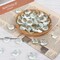 1LB Clear Flat Glass Marbles, Vase Filler Glass Pebbles Floral Beads Table Aquarium Gravel Decoration DIY Craft